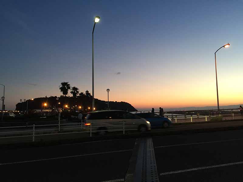 夕暮れ時の江ノ島②