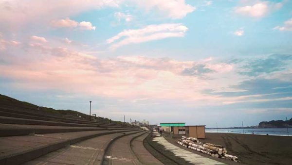 【湘南ノマドの仕事場#1】秋の鵠沼海岸で散歩ワーク。海と夕陽を眺めて思考の整理とリフレッシュ