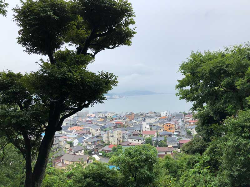 鎌倉の海が見えます