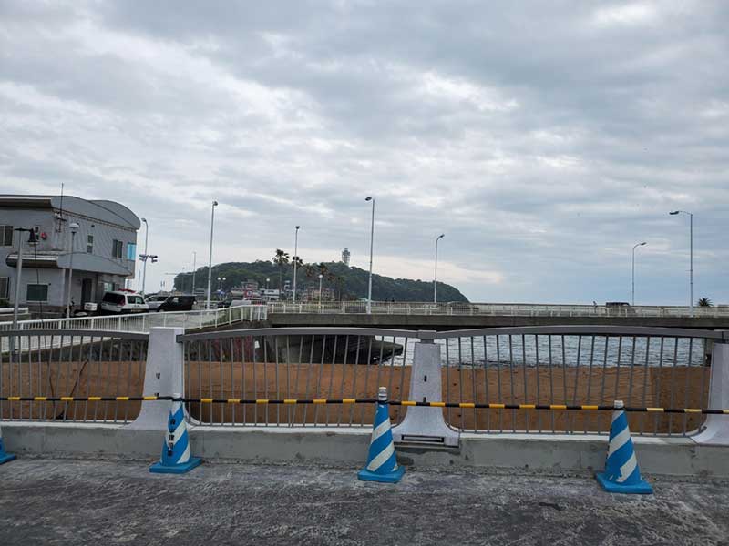 弁天橋から見た江ノ島