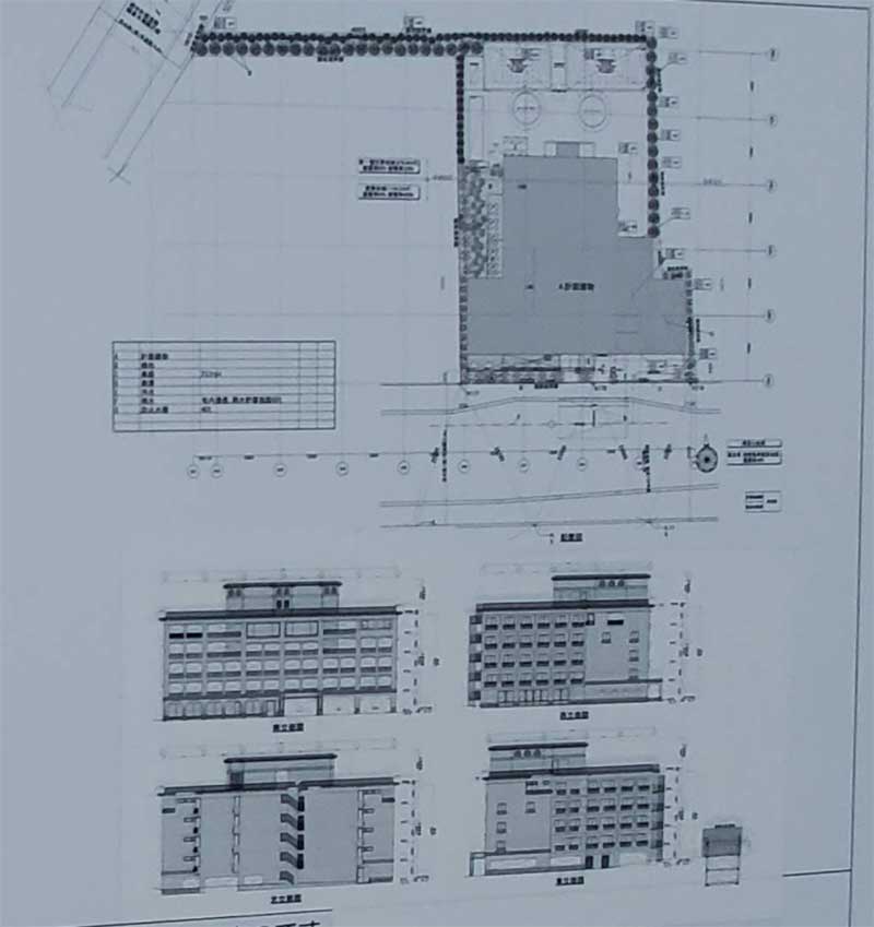 江ノ島ホテルの完成予想図