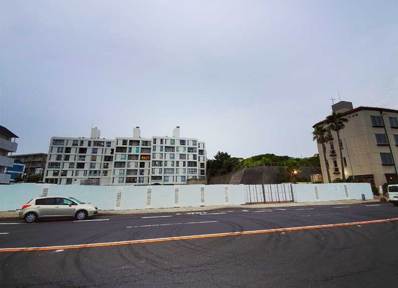 【NEW江ノ島ホテル計画】片瀬海岸東浜海水浴場前に新しいホテル建設中